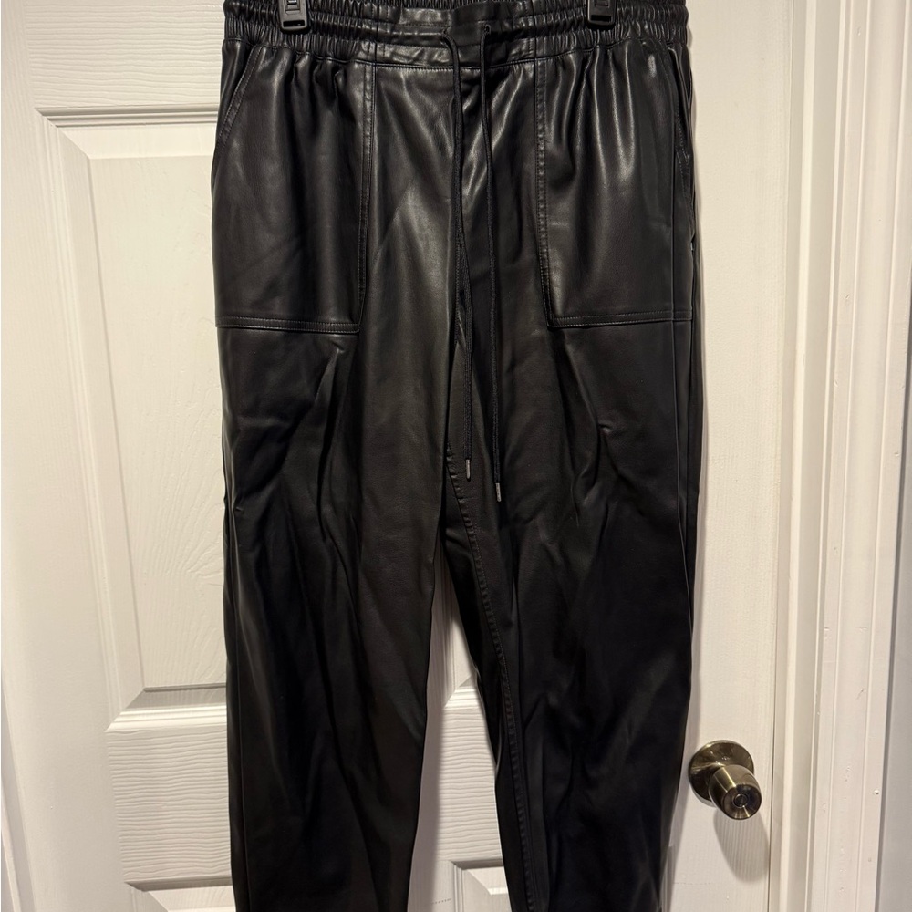Black Leather Women’s Pants